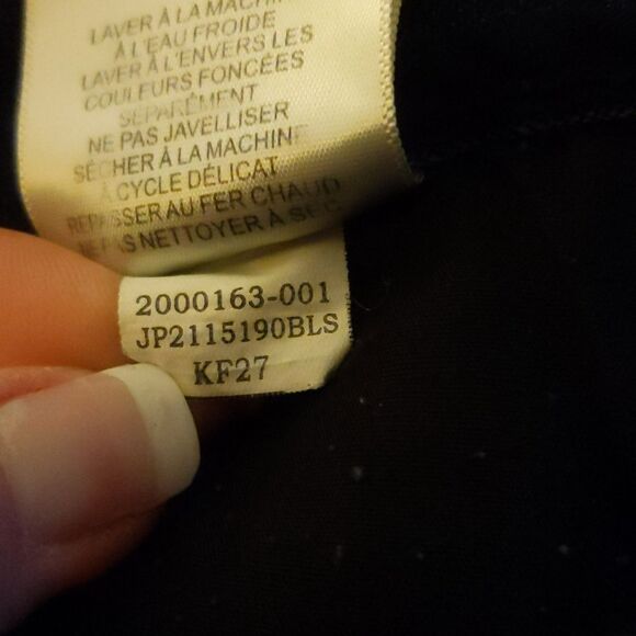 JAG Jeans pull-on, dark blue wash, high rise straight leg jeans, 4P - Picture 9 of 10